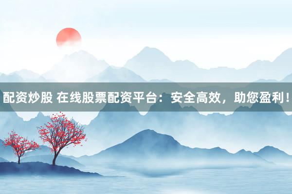 配资炒股 在线股票配资平台：安全高效，助您盈利！