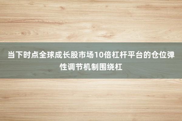 当下时点全球成长股市场10倍杠杆平台的仓位弹性调节机制围绕杠